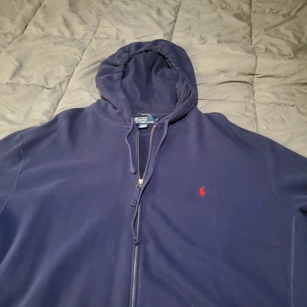 Blue Polo Hoodie